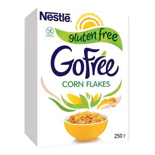 Хлопья кукурузные Nestle Gofree обогащенные витаминами 250 г в Магнит