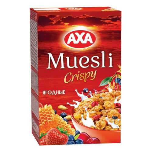 Мюсли crispy AXA ягодные 270 г в Магнит