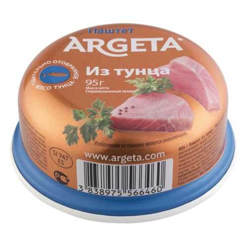 Паштет из тунца Argeta 95 г в Магнит