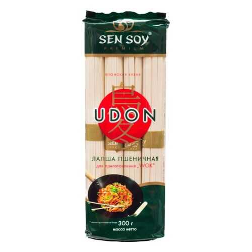 Лапша пшеничная Sen Soy udon premium 300 г в Магнит