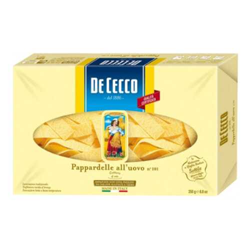 Макаронные изделия De Cecco рappardelle аll'uovo №101 250 г в Магнит