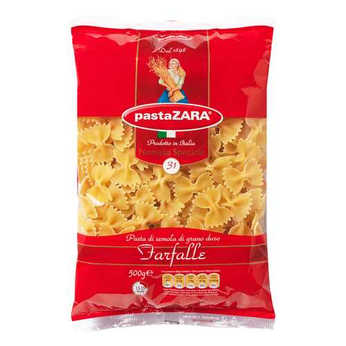 Макаронные изделия PastaZara farfalle 500 г в Магнит