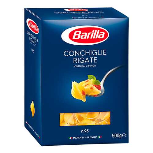 Макароны Barilla collezione конкилье ригате 500 г в Магнит