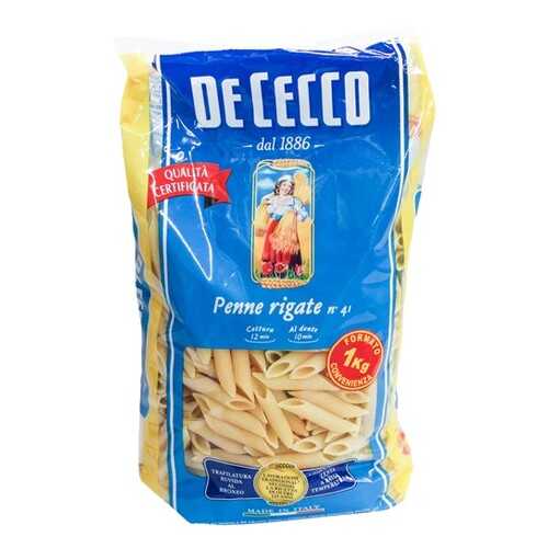 Макароны De Cecco penne rigate пенне ригате перья 1 кг в Магнит