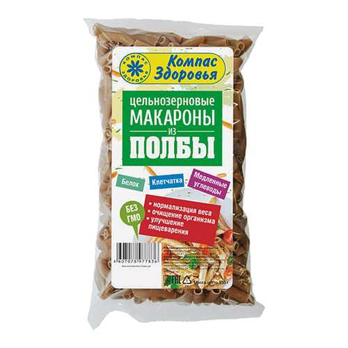 Макароны Компас Здоровья из полбы 350 г в Магнит