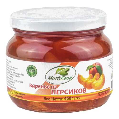 Варения Multi Food из персиков 440 г в Магнит