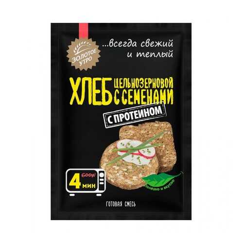 Хлеб в микроволновке цельнозерновой с семенами с протеином за 4 минуты С.Пудовъ в Магнит