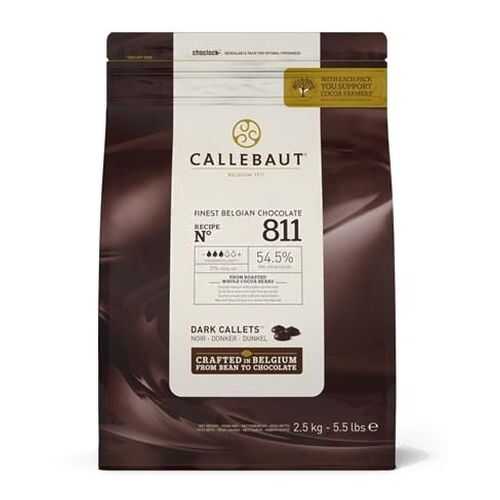 Шоколад темный Callebaut 54.5% какао (811-RT-U71) 2.5 кг в Магнит