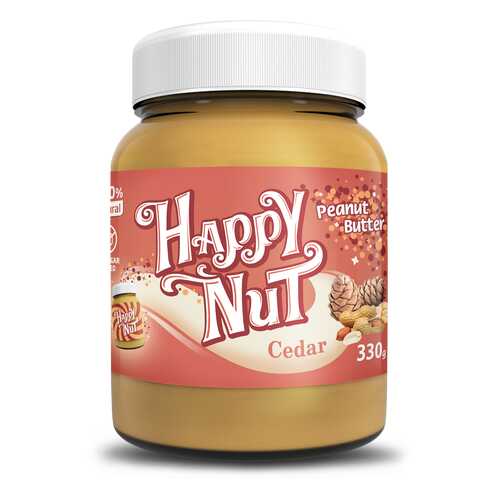 Арахисовая паста Happy Nut Cedar с кедром 330 г в Магнит