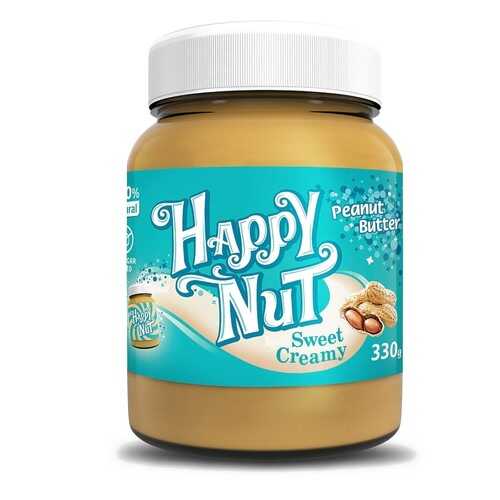 Арахисовая паста Happy Nut Sweet Creamy сладкая в Магнит