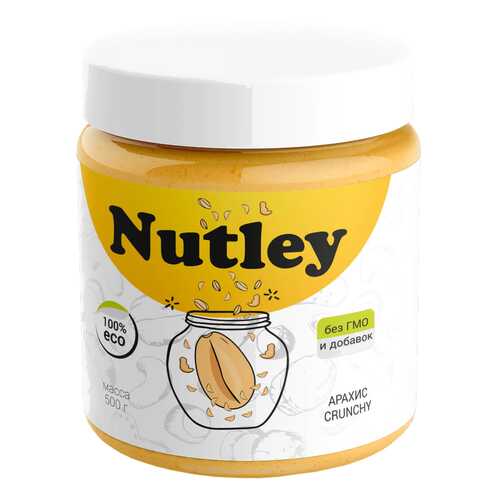 Арахисовая паста Nutley Crunchy 500 г в Магнит