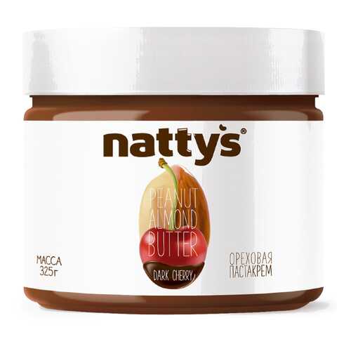 Паста Nattys Dark cherry ореховая с вишней и мёдом 325 г в Магнит