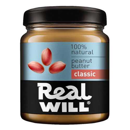 Real Will Peanut butter классическая 500 г в Магнит