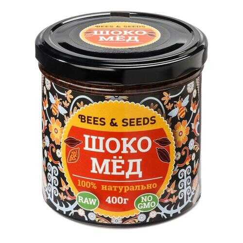 Шоколадный крем-мед без сахара Bees&Seeds здоровая энергия 400 г в Магнит