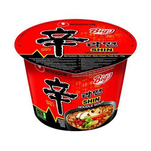 Лапша быстрого приготовления Шин Рамен Nongshim чашка 114 г в Магнит