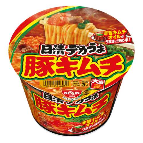 Лапша Nissin со вкусом Кимчи 103 г в Магнит