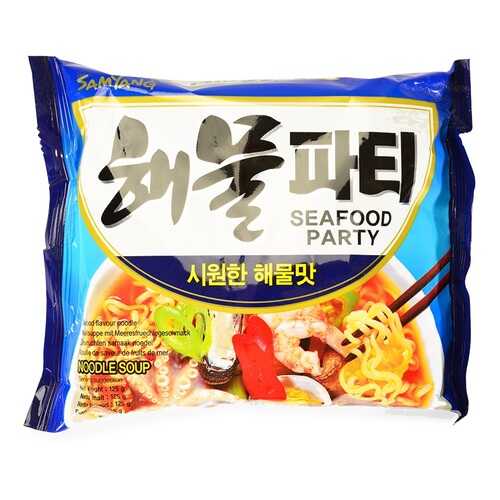 Лапша Samyang с морепродуктами, 125г, Южная Корея в Магнит