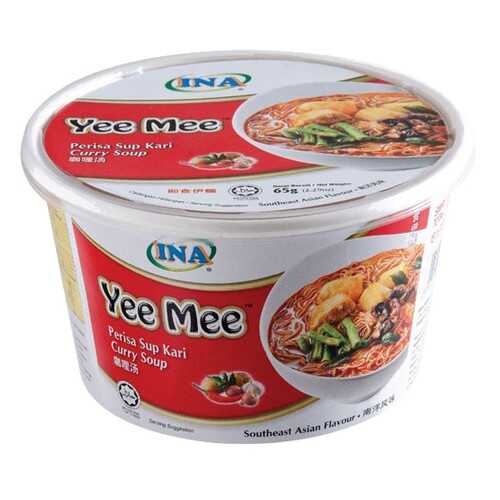 Лапша Yee Mee Ina карри с морепродуктами быстрого приготовления 100 г в Магнит