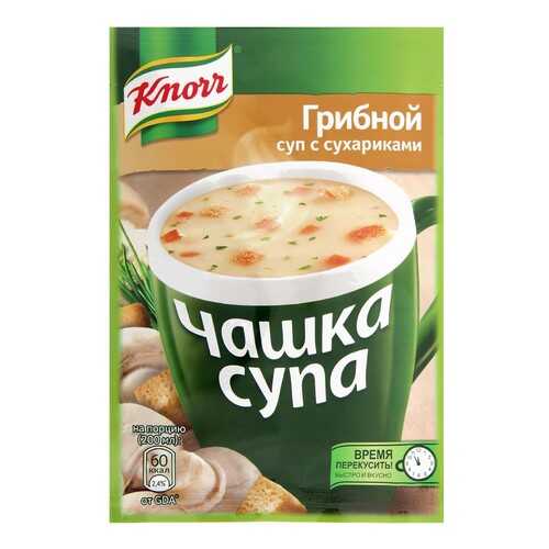 Суп Knorr чашка грибной с сухариками сухая смесь 15.5 г в Магнит