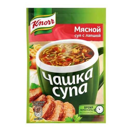 Суп Knorr чашка мясной с лапшой 14 г в Магнит