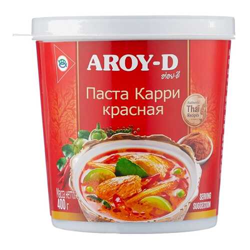 Паста Aroy-D карри красная 400 г в Магнит