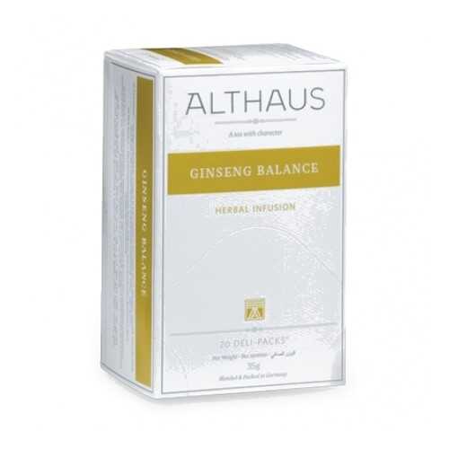 Чай Althaus Ginseng Balance Deli Pack 20*1.75 г в Магнит