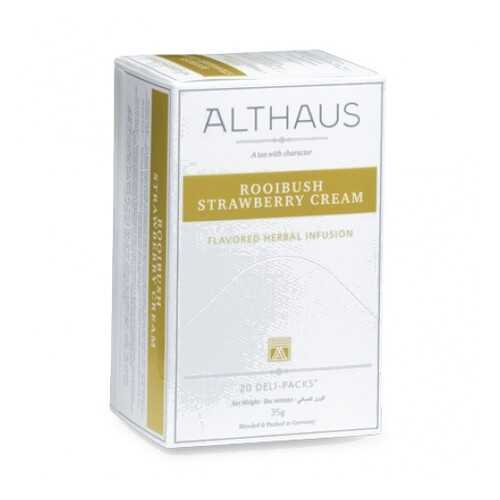 Чай Althaus Rooibush Strawberry Cream Deli Pack 20*1.75 г в Магнит