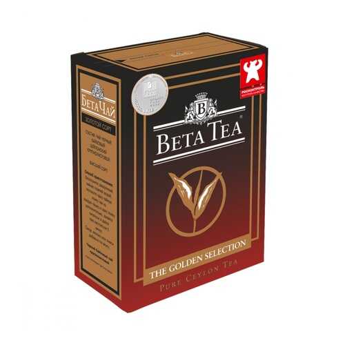 Чай Beta Tea Золотой сорт черный листовой 100 г в Магнит