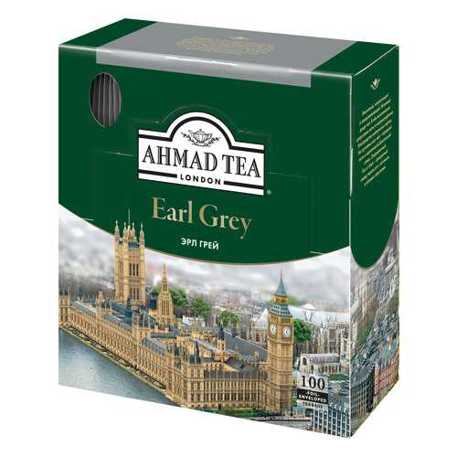 Чай черный Ahmad Tea earl grey 100 пакетиков в Магнит