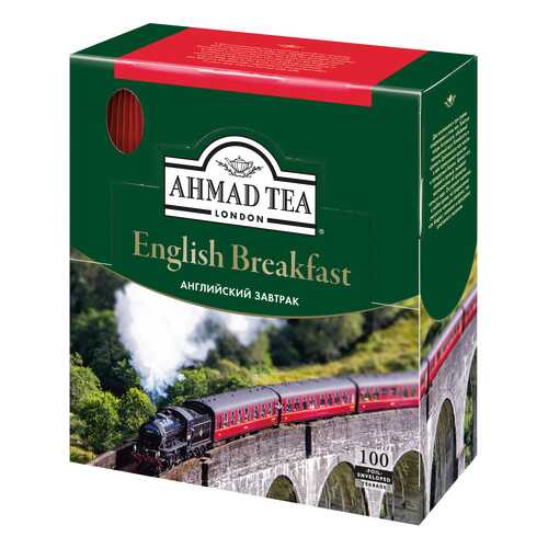 Чай черный Ahmad Tea english breakfast 100 пакетиков в Магнит