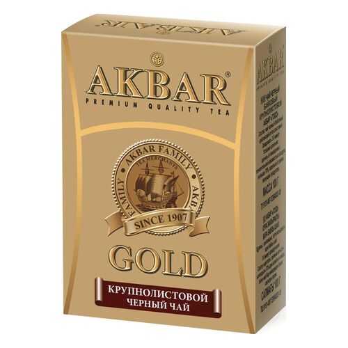 Чай черный Akbar gold крупнолистовой 100 г в Магнит