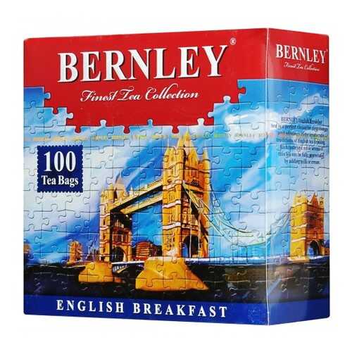 Чай черный Bernley english breakfast 100 пакетиков в Магнит