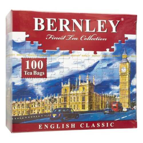 Чай черный Bernley english classic 100 пакетиков в Магнит