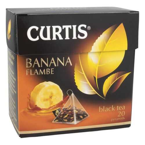 Чай черный Curtis banana flambe 20 пакетиков в Магнит