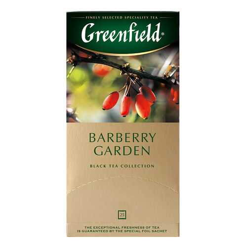 Чай черный Greenfield Barberry Garden 25 пакетиков в Магнит