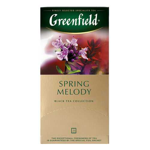 Чай черный Greenfield Spring Melody 25 пакетиков в Магнит