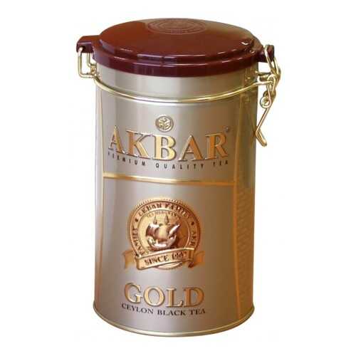 Чай черный листовой Akbar gold 225 г в Магнит