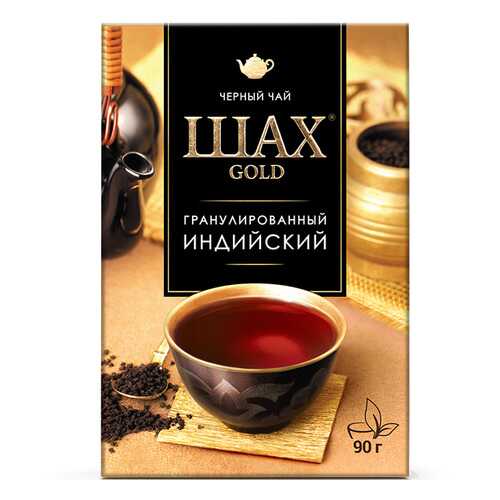 Чай черный листовой гранулированный Шах Gold Индийский 90 г в Магнит