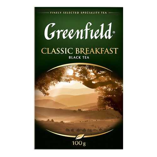 Чай черный листовой Greenfield Classic Breakfast 100 г в Магнит