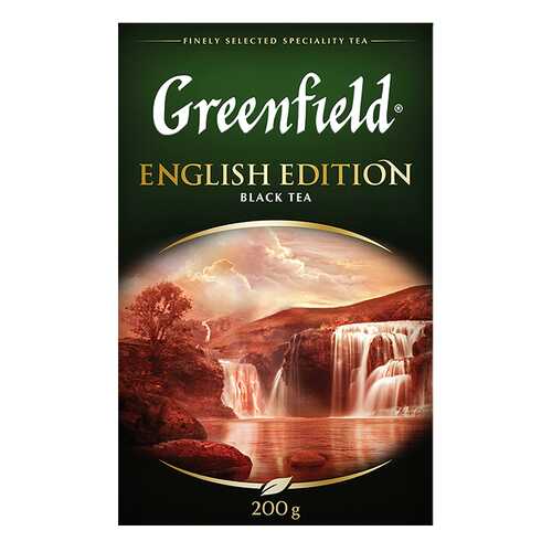 Чай черный листовой Greenfield English Edition 200 г в Магнит