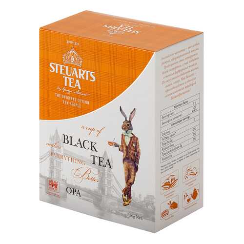 Чай черный листовой Steuarts black tea OPA 250 г в Магнит