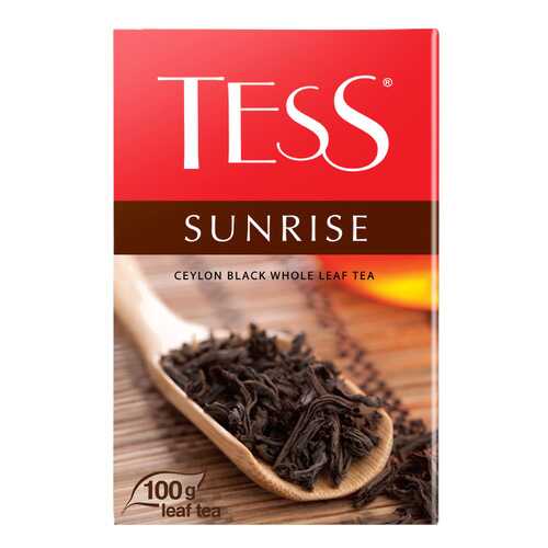 Чай черный листовой Tess Sunrise 100 г в Магнит