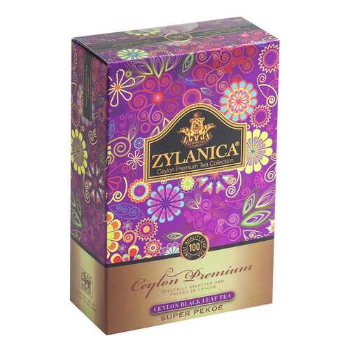 Чай черный листовой Zylanica batik design super pekoe 100 г в Магнит