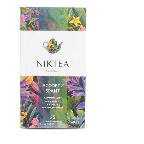 Чай черный Niktea Assorti Bright Ассорти 25 х 2 г к/к Россия в Магнит