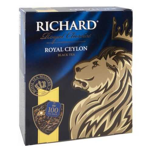 Чай черный Richard royal ceylon 100 пакетиков в Магнит