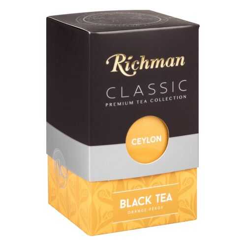 Чай черный Richman orange pekoe 100 г в Магнит