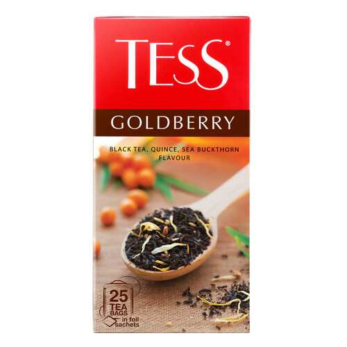 Чай черный Tess Goldberry 25 пакетиков в Магнит