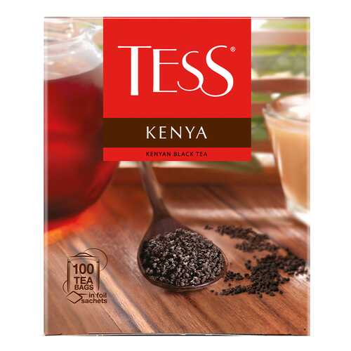 Чай черный Tess Kenya 100 пакетиков в Магнит