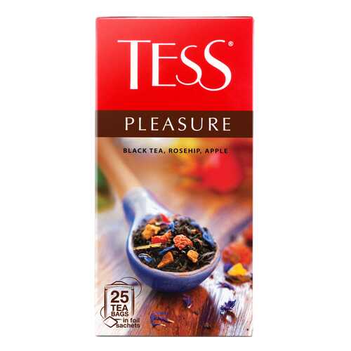 Чай черный Tess Pleasure 25 пакетиков в Магнит