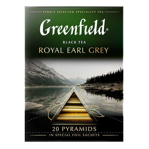 Чай черный в пирамидках Greenfield Royal Earl Grey 20 пакетиков в Магнит